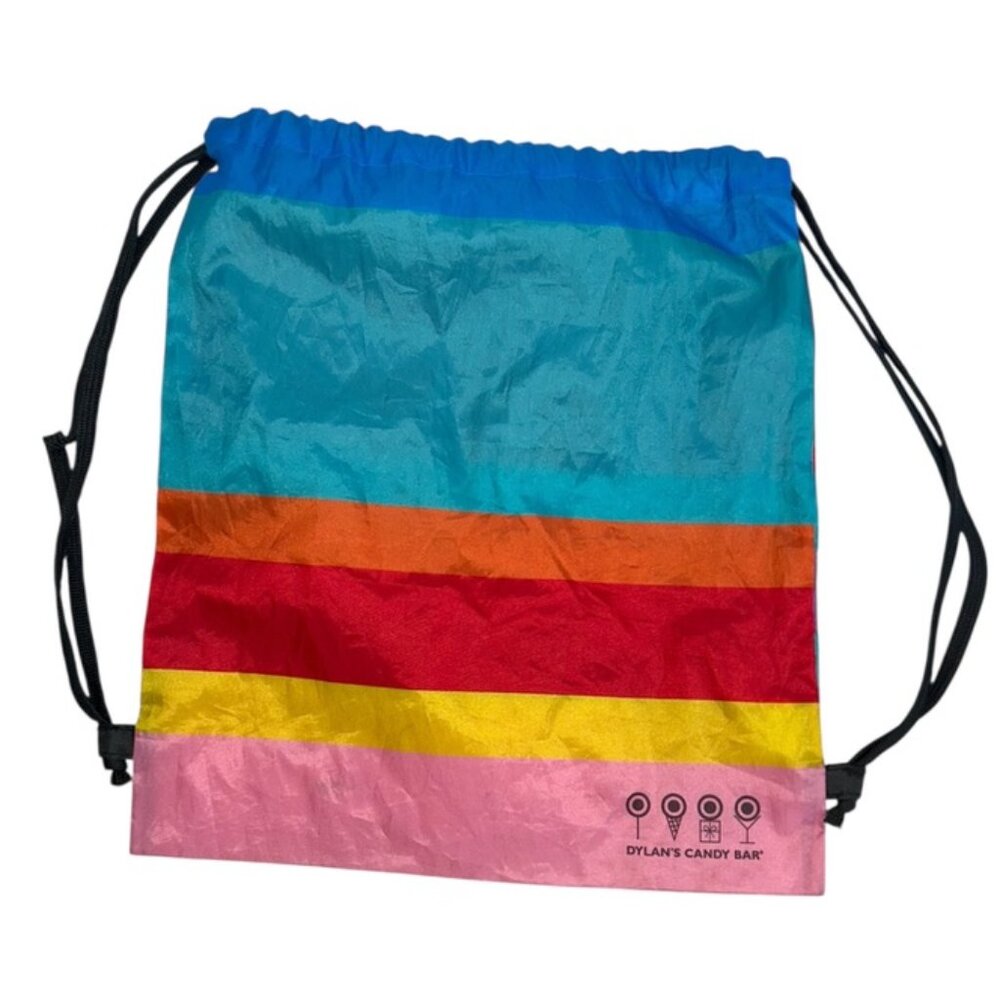 Dylan's Candy Bar ralph Lauren's daughters rainbow nylon shopper backpack bag